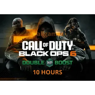 Call of Duty: Black Ops 6 - Double XP Boost 10 Hours [ALL PLATFORMS]