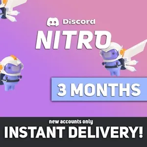 Discord Nitro 3 Months + 2 Boosts TRIAL [AUTO DELIERY]