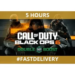 Call of Duty: Black Ops 6 - Double XP Boost 5 Hours  [ALL PLATFORMS]