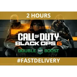 Call of Duty: Black Ops 6 - Double XP Boost 2 Hours [ALL PLATFORMS]