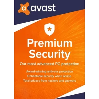 Avast Premium Security 3 year / 1 PC Global