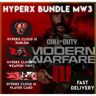 COD MW3 HYPERX BUNDLE GLOBAL KEY [AUTO DELIVERY]