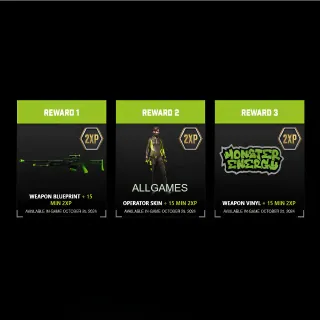 3 SKINS - MONSTER ENERGY BUNDLE COD 6       