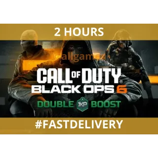 Call of Duty: Black Ops 6 - Double XP Boost 2 Hours [INSTANT DELIVERY]