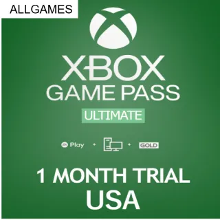 Xbox Game Pass Ultimate 1 Month Trial USA [AUTO DELIVERY]