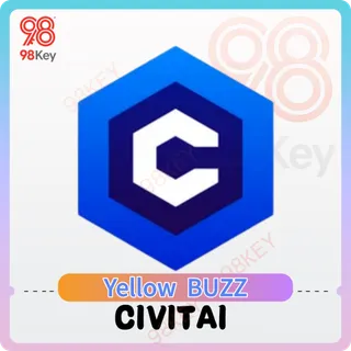 Civitai 5000 Yellow Buzz Top-Up - Username Required