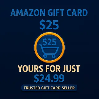 $25.00 USD Amazon Gift Card USA BEST PRICE ON GAMEFLIP