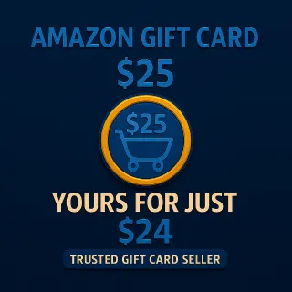 $25.00 USD Amazon Gift Card USA Only