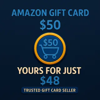 $50.00 USD Amazon Gift Card USA Only