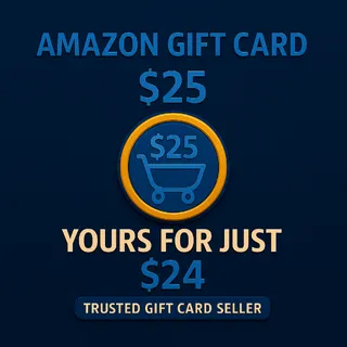 $25.00 USD Amazon Gift Card USA Only