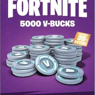 5000 Vbucks Xbox Code 