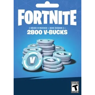 2800 vbuck xbox code