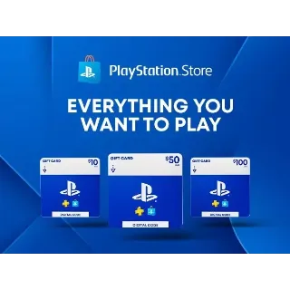 $ 100.00 USD PlayStation Store