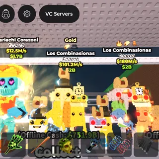 Los combinations 100m