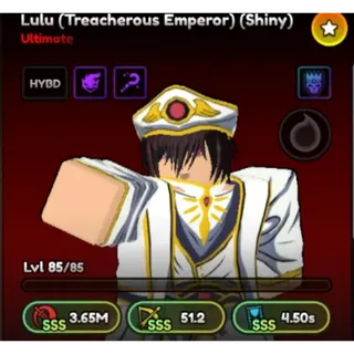Shiny Lulu ( Treacherous Emperor ) Anime Last Stand
