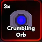 3x Crumbling Orb Aisen ( Final Form )Anime Last Stand