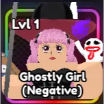 Ghostly Girl ( Negative )  Anime Last Stand