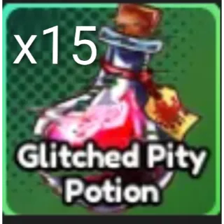 15x Glitched Pity Potion Anime Last Stand