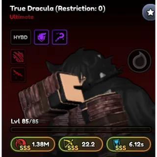 True Dracula ( Restriction: 0 ) Anime Last Stand