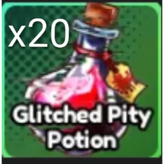 20x Glitched Pity Potion Anime Last Stand