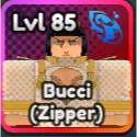 Bucci ( Zipper ) Anime last stand