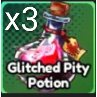 3x Glitched Pity Potion Anime Last Stand