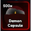 500x Demon Capsule Anime Last Stand