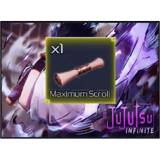 Maximum Scroll Jujutsu Infinite