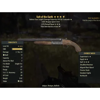 Salt of the Earth Shotgun lvl 45