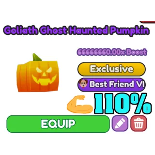 Goliath Ghost Haunted Pumpkin x66M