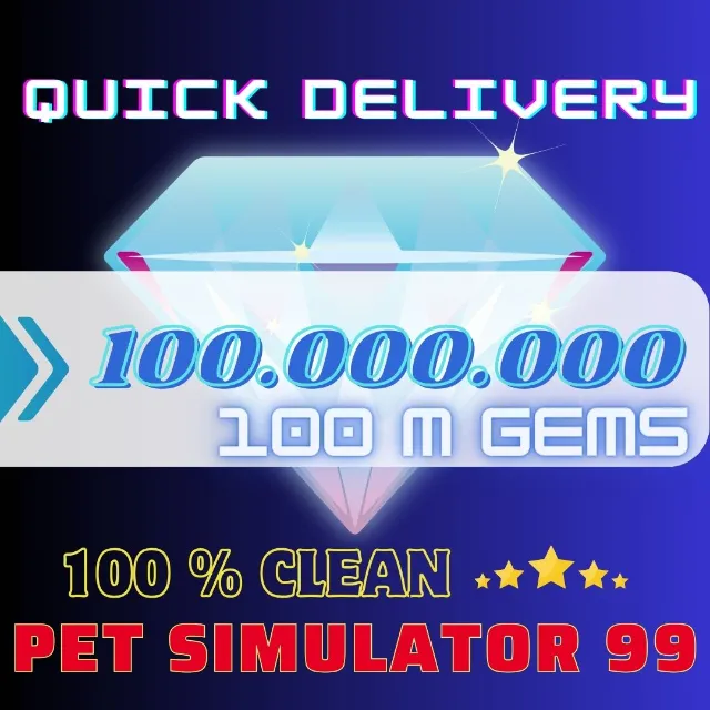 100M Gems PS99 - Roblox Game Items - Gameflip