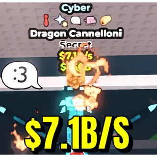 🤖🐉 $7.1B/S CYBER DRAGON CANNELLONI 
