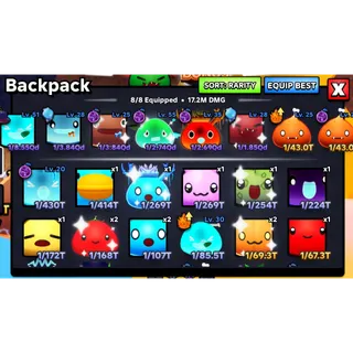 🔥8.55QD Best Slime - 👑 Rebirth 21 Slime Rng Account 