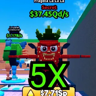 Escape Tsunami For Brainrots! - FRAGOLA LA LA LA 5X