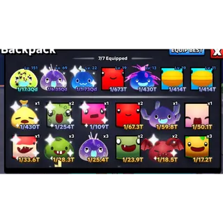 💎 Slime Rng REBIRTH 20 Account 