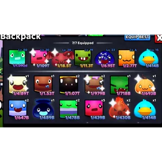 🪼Slime Rng Account REBIRTH 17-👑 1.09QD Best Slime - 4 Gamepasses