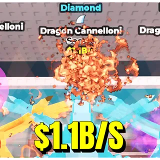 $1.1B/S Diamond Dragon cannelloni 