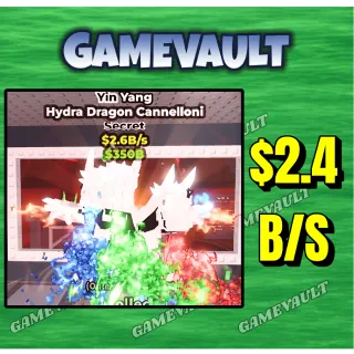 $2.6B YIN YANG HYDRA DRAGON CANNELLONI