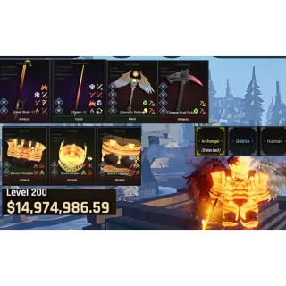 💎 ARCANGEL ENDGAME ACCOUNT - SURYAFAL RAVEN ARMOR SET