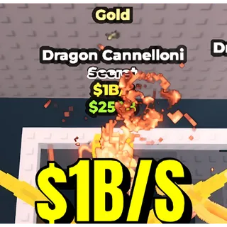 👑 🐉 $1B/S GOLD DRAGON CANNELLONI