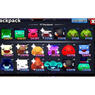 Slime rng REBIRTH 16 Account 