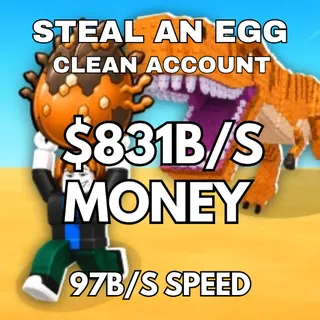 💎  $831B/S Account - $517B/S Best pet