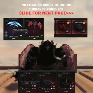 Darkryte Gear + Demonic Pickaxe