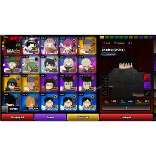 Unbound Shadow (Megumi)- Clean Account 