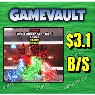 $3.1B CURSED HYDRA DRAGON CANNELLONI