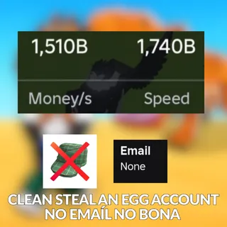 💎  $1510B/S Steal An Egg Account 