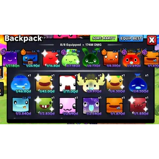 👑 Rebirth 26 - 💎 7.18QN Best Slime (Complete Gamepass ) Slime Rng Account