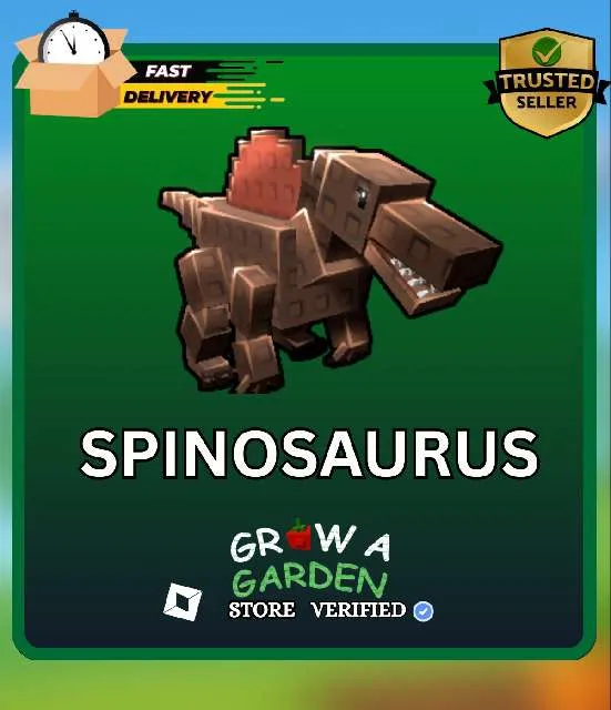 thumbnail image 2 of Spinosaurus Collectible From Roblox Grow A Garden - New In Package 2 of 5