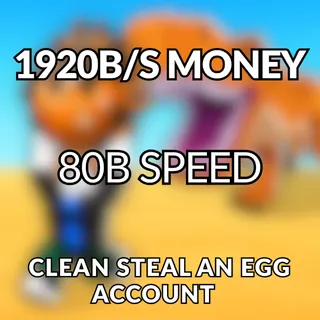 💎  $1920B/S Steal An Egg Account 