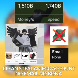 💎  $1510B/S Steal An Egg Account 